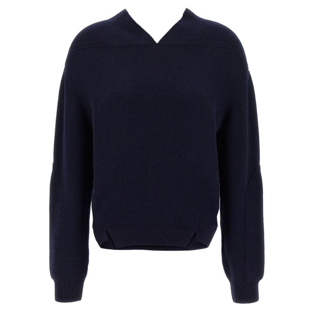 Victoria Beckham Blue Wool Women's Cardigan